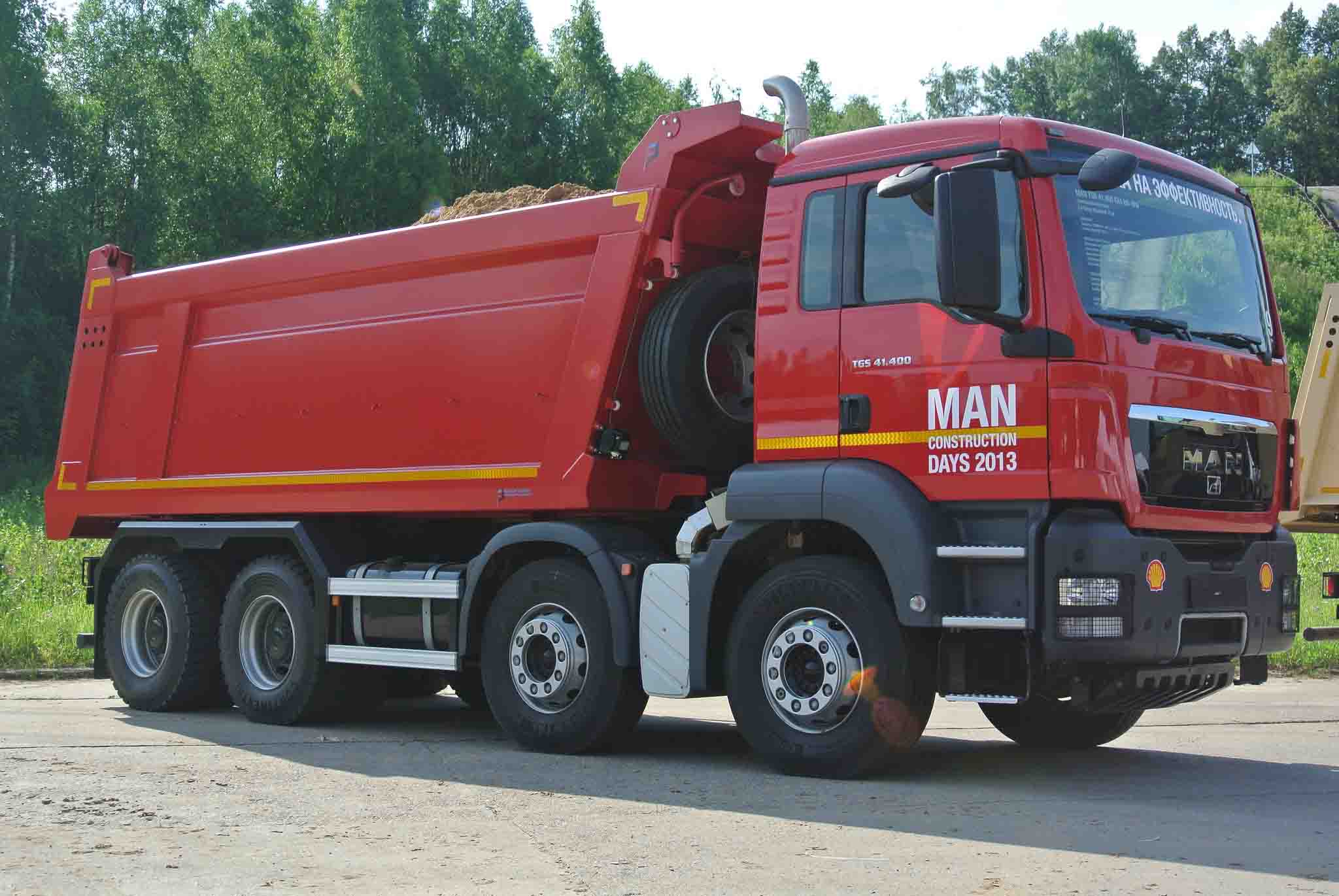 Предоставляем услуги и аренду на Самосвал - MAN TGS  41.440  8x4  BB-WW, 2014 г.в.